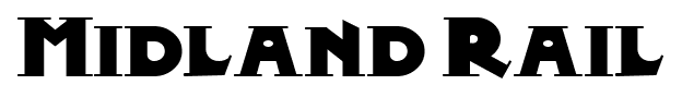 Midland Rail font